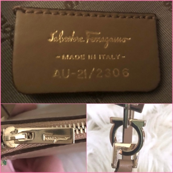 NWT Salvatore Ferragamo Vintage Gancini Pochette - Picture 6 of 8